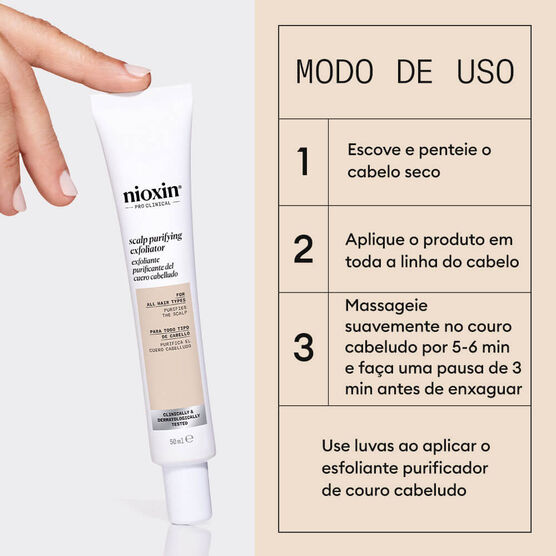 Esfoliante Capilar Purificante e Anticaspa Nioxin